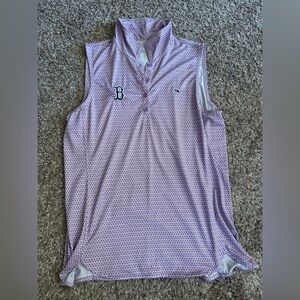 Women’s Vineyard Vines Boston Red Sox Sleeveless Performance Polo- Small